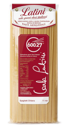 Spaghetti alla Chitarra trafilata a bronzo produzione artigianale Carla Latini - 500 gr