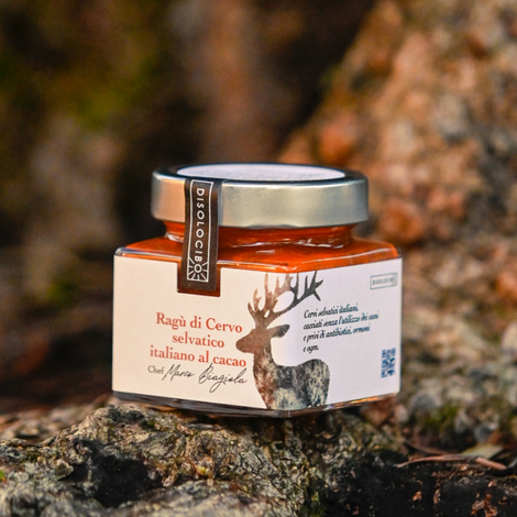 Ragù tradizionale di cervo selvatico italiano al cacao - 180g