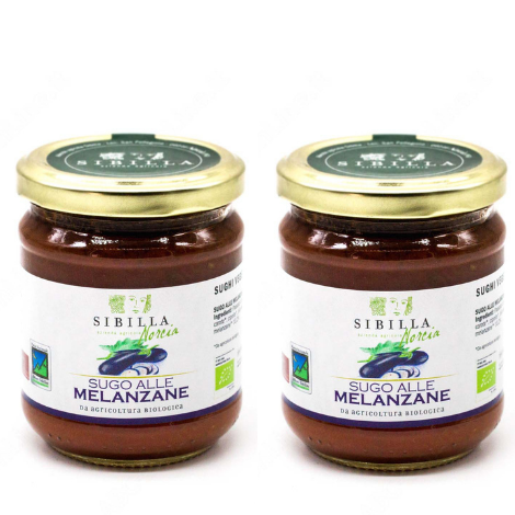 Sugo alle Melanzane Bio Sibilla di Norcia - 2x190g