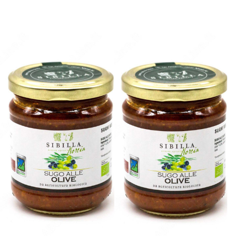 Sugo alle Olive Bio Sibilla di Norcia - 2x190g