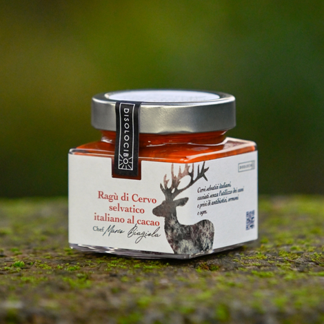 Ragù tradizionale di cervo selvatico italiano al cacao - 180g