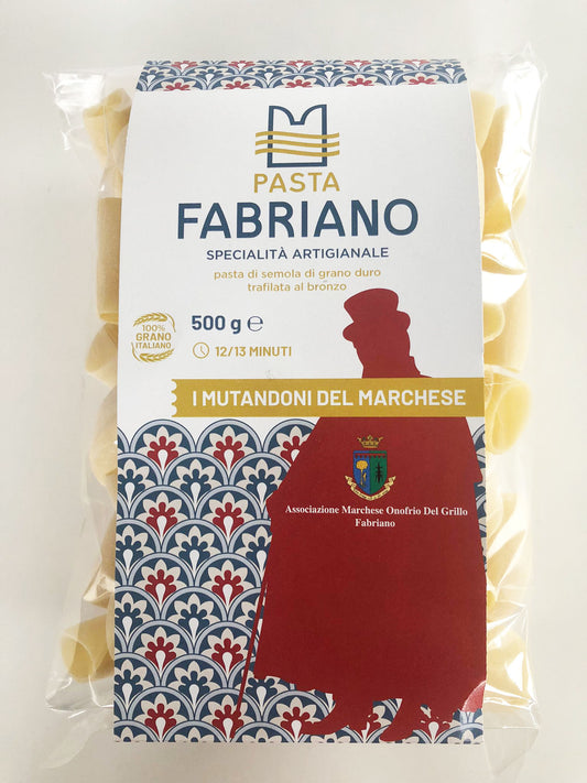 I MUTANDONI DEL MARCHESE DEL GRILLO - PASTA ARTIGIANALE FABRIANO 500gr.