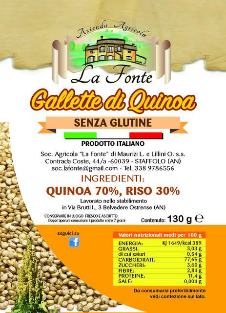 Gallette di Quinoa - 130g