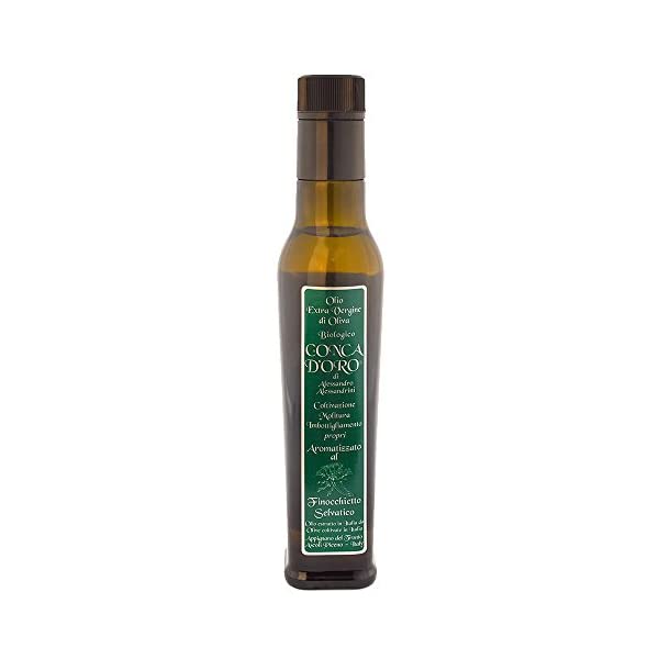 Bio-Olivenöl extra vergine, aromatisiert mit Fenchel – 250 ml