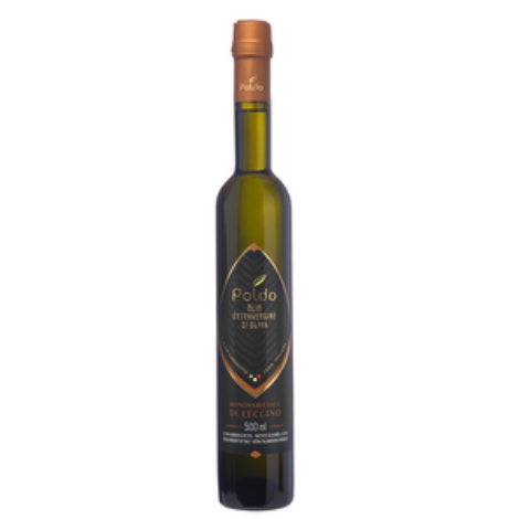 Poldo Monovarietales extra natives Olivenöl aus Leccino – 500 ml